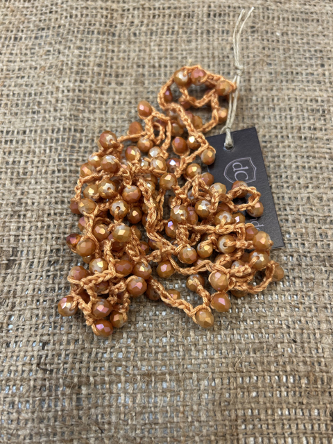 Collar Shiny melocotón