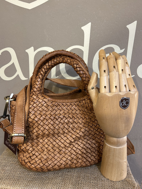 Bolso Saquito piel trenzada (varios colores)