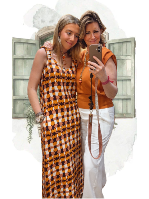 Vestido midi estampado