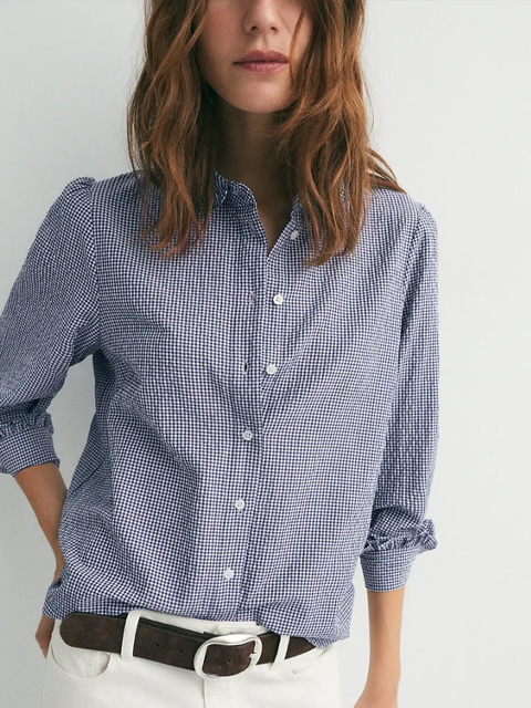 Camisa Medine azul