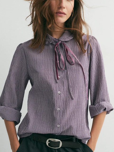 Camisa Medine burdeos