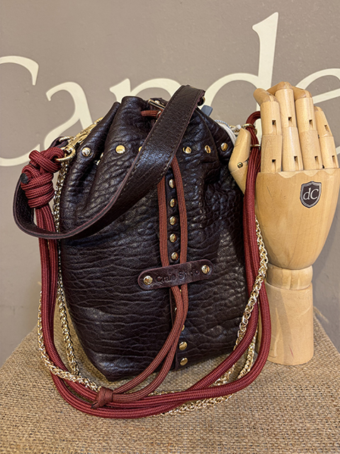 bolso Beco Stud bubble pourpre