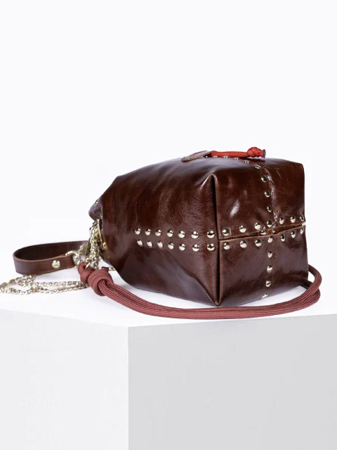 bolso Beco Stud sugar acajou - Imagen 2