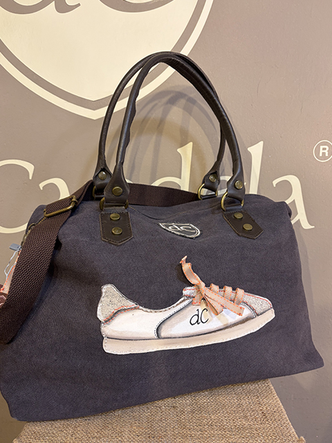 Bolsa de Gym deportiva glitter naranja - Imagen 3