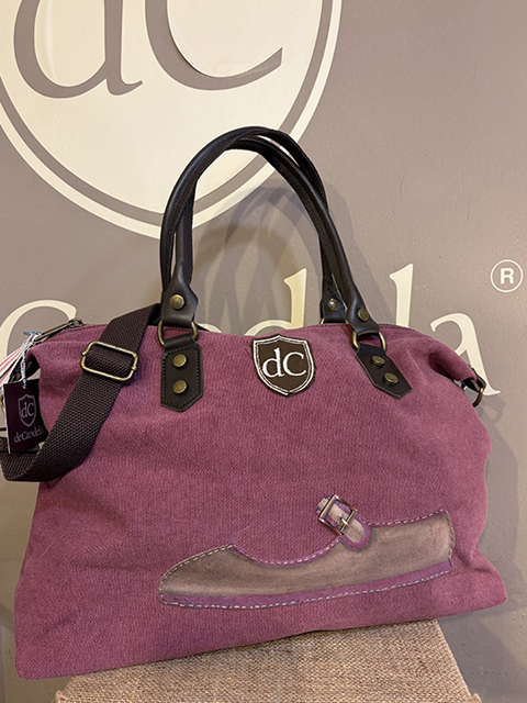 Bolsa de Gym burdeos Mercedita topo - Imagen 4